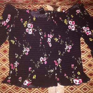 Bell Sleeve Floral Top